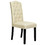 Costway 32960851 Set of 2 Tufted Upholstered Dining Chairs-Beige