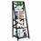 Costway 67503928 2 Pieces 4-Tier Wood Display Storage Bookshelf Set-Black