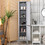 Costway 34728165 Freestanding Bathroom Storage Cabinet for Kitchen and Living Room-Gray