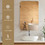 Costway 63219748 32" x 20" Metal Frame Wall-Mounted Rectangle Mirror-Golden
