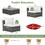 Costway 57489162 7 Pieces Patio Rattan Furniture Set Sectional Sofa Garden Cushion-White