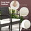 Costway 92635178 5 Pieces Patio Wicker Cushioned Dining Set with Umbrella Hole