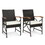 Costway 82316497 5/7-Piece Outdoor Dining Set with Acacia Wood Table-6 Pieces +