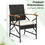 Costway 89325147 Set of 2/4 Patio Wicker Dining Chairs with Soft Zippered Cushion-Set of 2