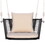 Costway 89132645 Single Person Hanging Seat with Woven Rattan Backrest for Backyard