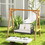 Costway 28364975 2-Person Outdoor Hanging Chair with Ropes-Gray