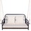 Costway 28364975 2-Person Outdoor Hanging Chair with Ropes-Gray