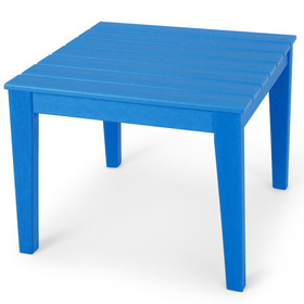 Costway 27186953 25.5 Inch Square Kids Activity Play Table-Blue
