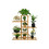 Costway 03984157 5-tier 10 Potted Bamboo Plant Stand-Natural