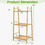 Costway 83126709 3 Tiers Vertical Bamboo Plant Stand-Natural