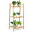 Costway 83126709 3 Tiers Vertical Bamboo Plant Stand-Natural