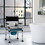 Costway 61972854 4-in-1 Folding Bedside Commode Chair with Detachable Bucket and Towel Holder