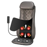 Costway 98263147 Massage Chair Pad with Heat and Vibration-Black