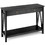 Costway 30519876 Console Table with Drawer Storage Shelf for Entryway Hallway-Black