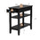 Costway 68703129 Side End Table with Drawer and 2-Tier Open Storage Shelves for Space Saving-Black