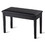 Costway 03428719 Solid Wood PU Leather Padded Piano Bench Keyboard Seat-Black