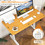 Costway 53648271 Electric Standing Desk Adjustable Stand up Computer Desk Anti-collision-Natural