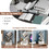 Costway 45619872 5-Tier Floor Standing Tree Bookcase with Drawer-Beige