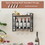 Costway 69537821 Industrial Wall Mounted Wine Rack with 3 Stem Glass Holders