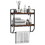 Costway 79485261 Over the Toilet Shelf Wall Mounted with Metal Frame for Bathroom