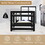 Costway 94126573 2-Tier 8-Bottle Display Wine Rackwith Adjustable Foot Pads