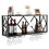 Costway 56718342 Wall Mounted Wine Rack for 39 Bottles and 12 Glasses