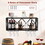 Costway 56718342 Wall Mounted Wine Rack for 39 Bottles and 12 Glasses