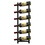 Costway 96712385 Rust proof Wall Mounted Wine Rack for 6 or 9 Bottles-M