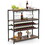 Costway 49682375 5-tier Wine Rack Table with Glasses Holder