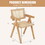 Costway 56492381 Set of 2 Rattan Accent Chairs with Natural Bamboo Frame-Natural