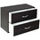 Costway 12089354 2-Drawer Stackable Horizontal Storage Cabinet Dresser Chest with Handles-Espresso