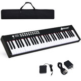 Costway 68720413 BX-II 61 Key Digital Piano Touch sensitive with MP3-Black