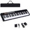 Costway 68720413 BX-II 61 Key Digital Piano Touch sensitive with MP3-White