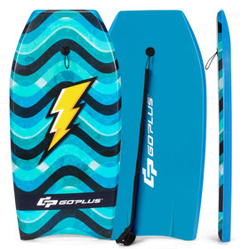 Costway 01549738 Lightweight Bodyboard with Wrist Leash for Kids and Adults-L