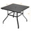 Costway 28463597 37 Inch Square Patio Dining Table with Umbrella Pole Hole