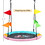 Costway 51294768 40 Inch Flying Saucer Tree Swing with Hanging Straps Monkey-Pink