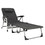 Costway 15692847 Beach Folding Chaise Lounge Recliner with 7 Adjustable Position-Gray