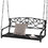 Costway 37468159 Outdoor 2-Person Metal Porch Swing Chair with Chains-Black