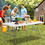 Costway 50961738 6' Folding Portable Plastic Outdoor Camp Table