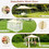 Costway 28934560 10 Feet x 13 Feet Tent Canopy Shelter with Removable Netting Sidewall-Beige
