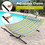Costway 45862730 Patio Hammock Foldable Portable Swing Chair Bed with Detachable Pillow