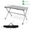 Costway 52893164 4-6 Person Portable Aluminum Camping Table with Carrying Bag-Gray