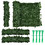 Costway 15932486 4 Pieces 118 x 39 Inch Artificial Ivy Privacy Fence Screen for Fence Decor