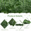 Costway 15932486 4 Pieces 118 x 39 Inch Artificial Ivy Privacy Fence Screen for Fence Decor