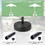 Costway 43597268 18 Inch Fillable Heavy-Duty Round Umbrella Base Stand