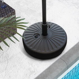 Costway 68952413 20 Inch Fillable Heavy-Duty Round Umbrella Base Stand