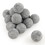 Costway 38914256 15 Pieces Ceramic Fiber Fire Balls for Outdoor Use-Gray