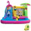Costway 53789142 Inflatable Bounce Castle with Long Water Slide and 735W Blower