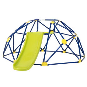 Costway 23916854 Kids Climbing Dome with Slide and Fabric Cushion for Garden Yard