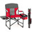 Costway 15683794 Folding Camping Directors Chair with Cooler Bag and Side Table-Red